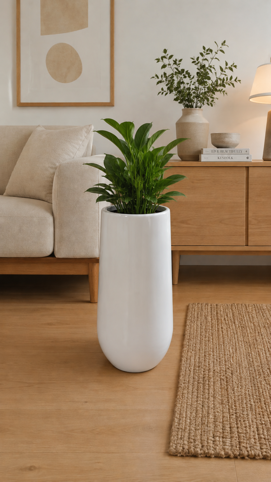 Cono Tall FRP Planter- Medium - Premium Planter